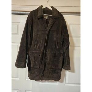 Vintage 1970s Pacific Trail Suede And Sherpa Jacket Men's Sz L  WESTERN Marlboro